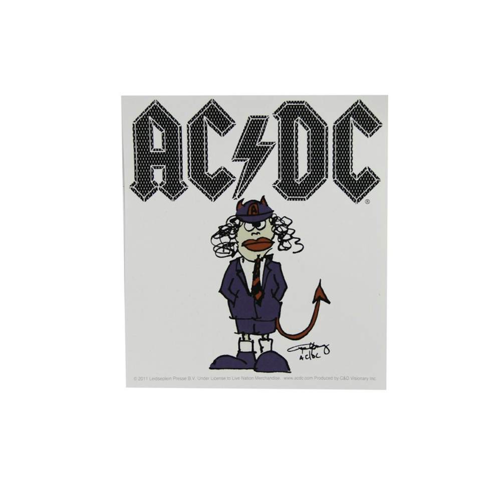 AC/DC Angus Devil Cartoon Sticker