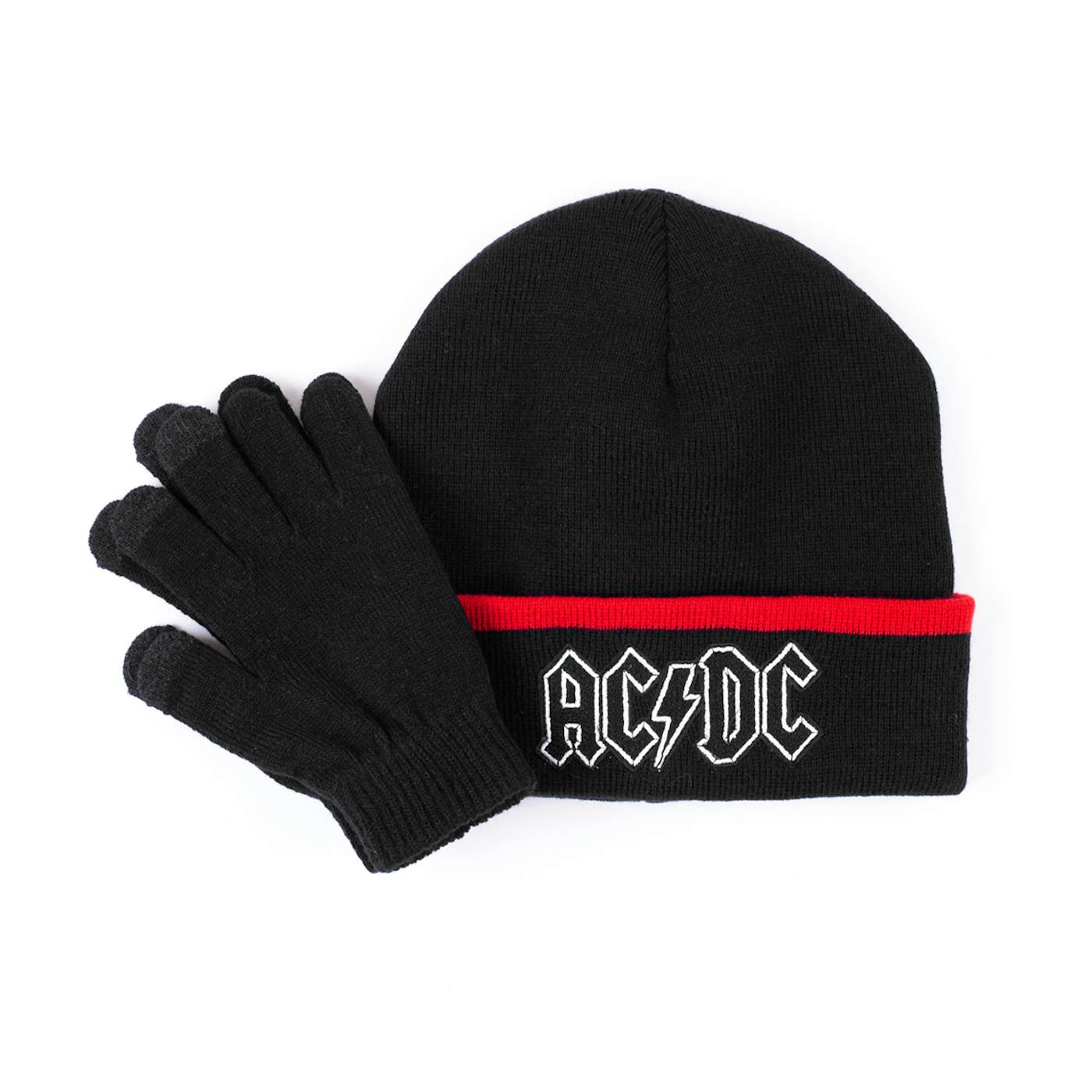 AC/DC Beanie and Glove Set