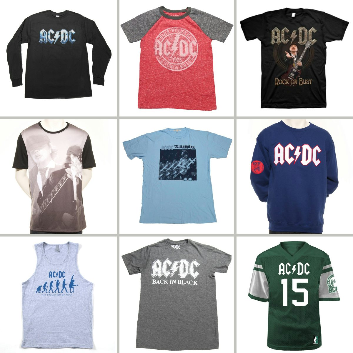 AC/DC Men's Rockware Grab Bag
