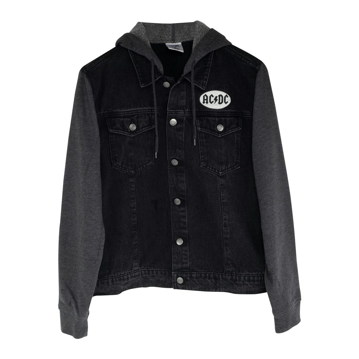 AC/DC Patch Logo Black Jean Jacket