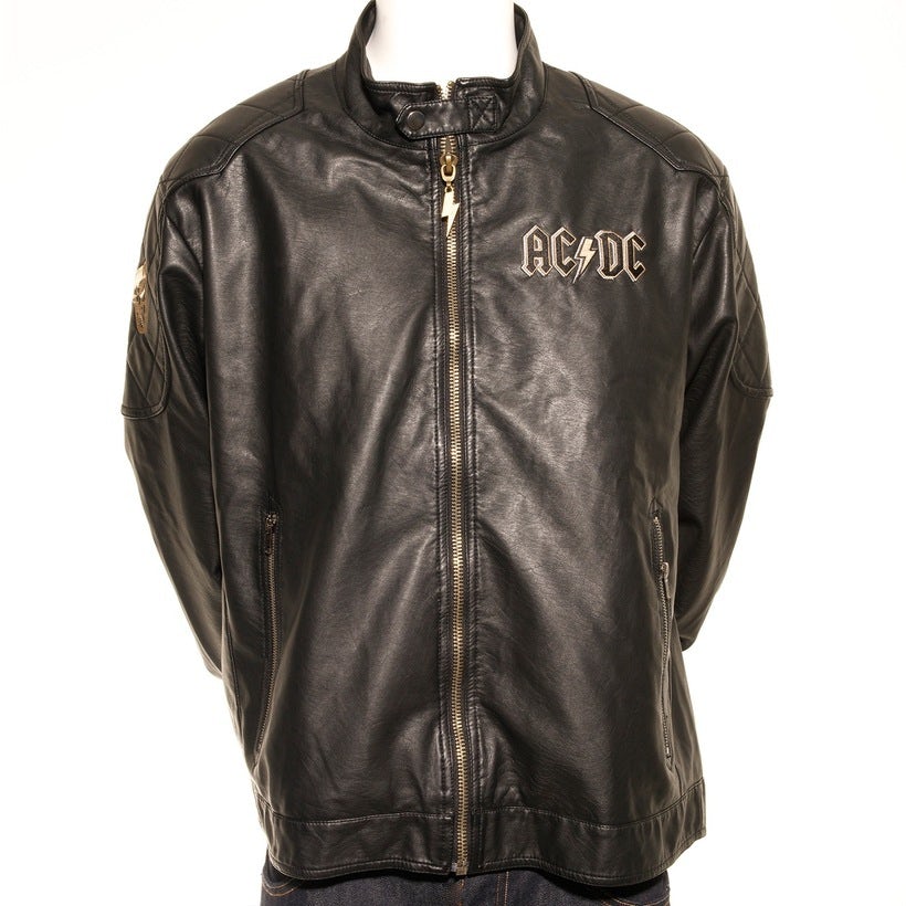 ac dc leather jacket