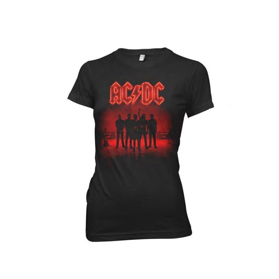 acdc t shirt damen