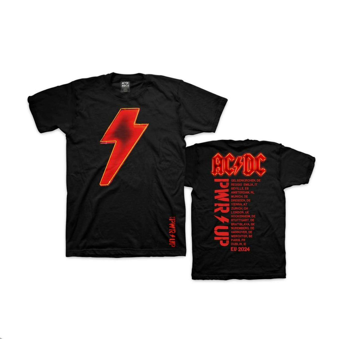 AC/DC PWR UP TOUR EU 2024 Tshirt