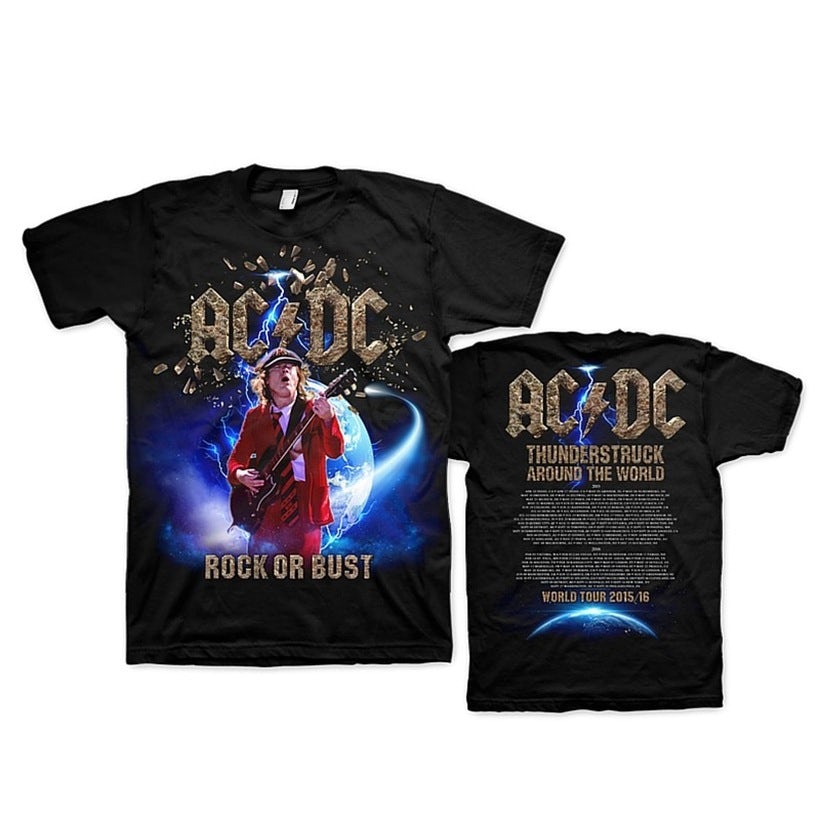 ac dc limited edition t shirt