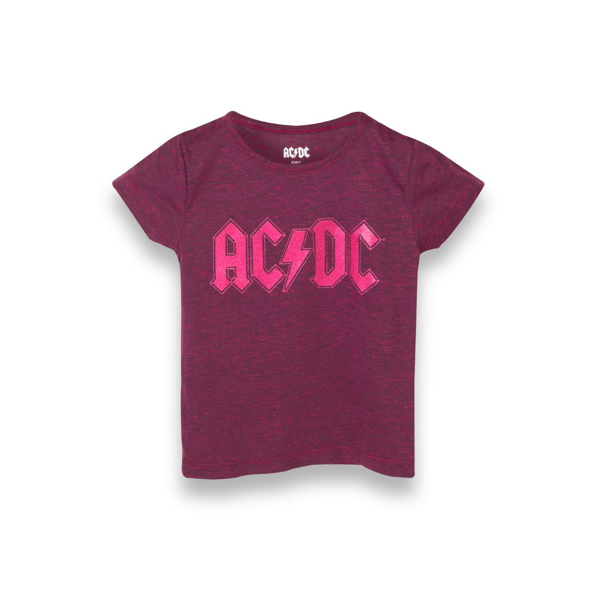 AC/DC Pink Glitter Logo T-shirt