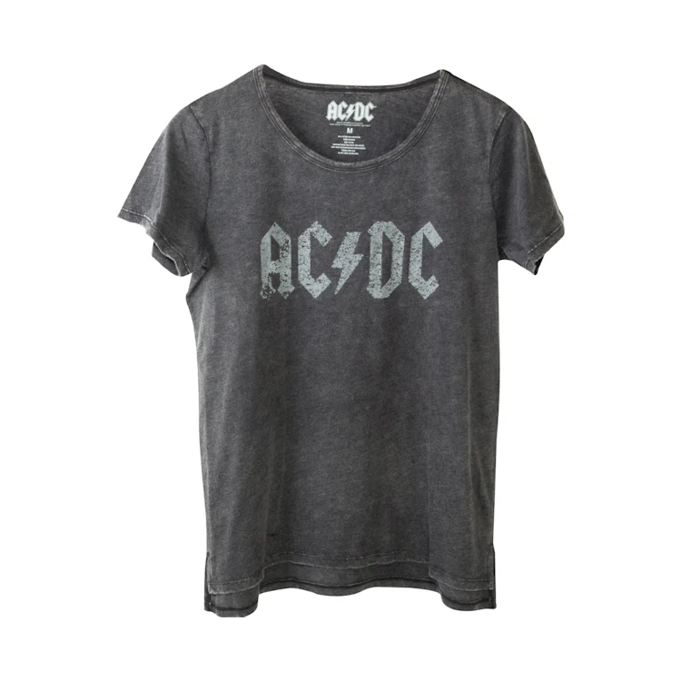 AC/DC Women's For Those Two Sided Vintage T-Shirt