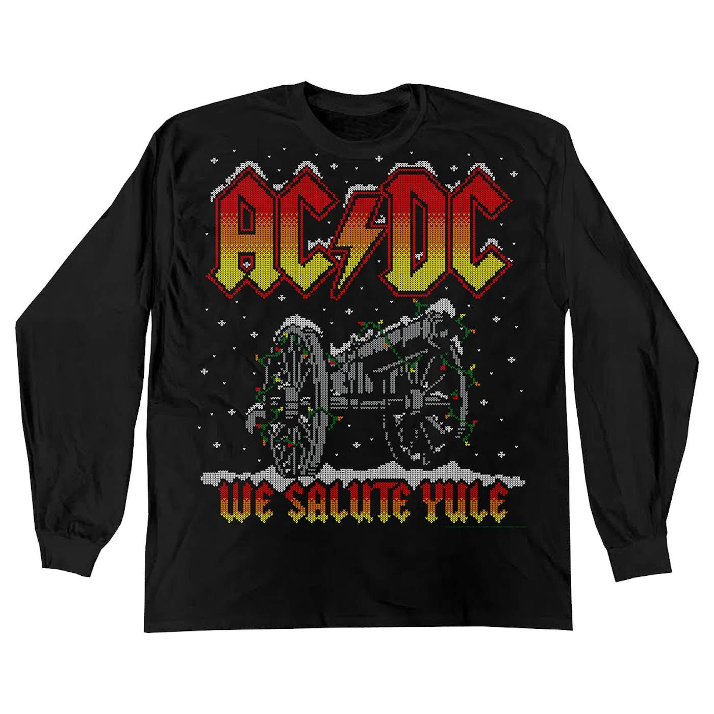 AC/DC We Salute Yule Longsleeve T-shirt
