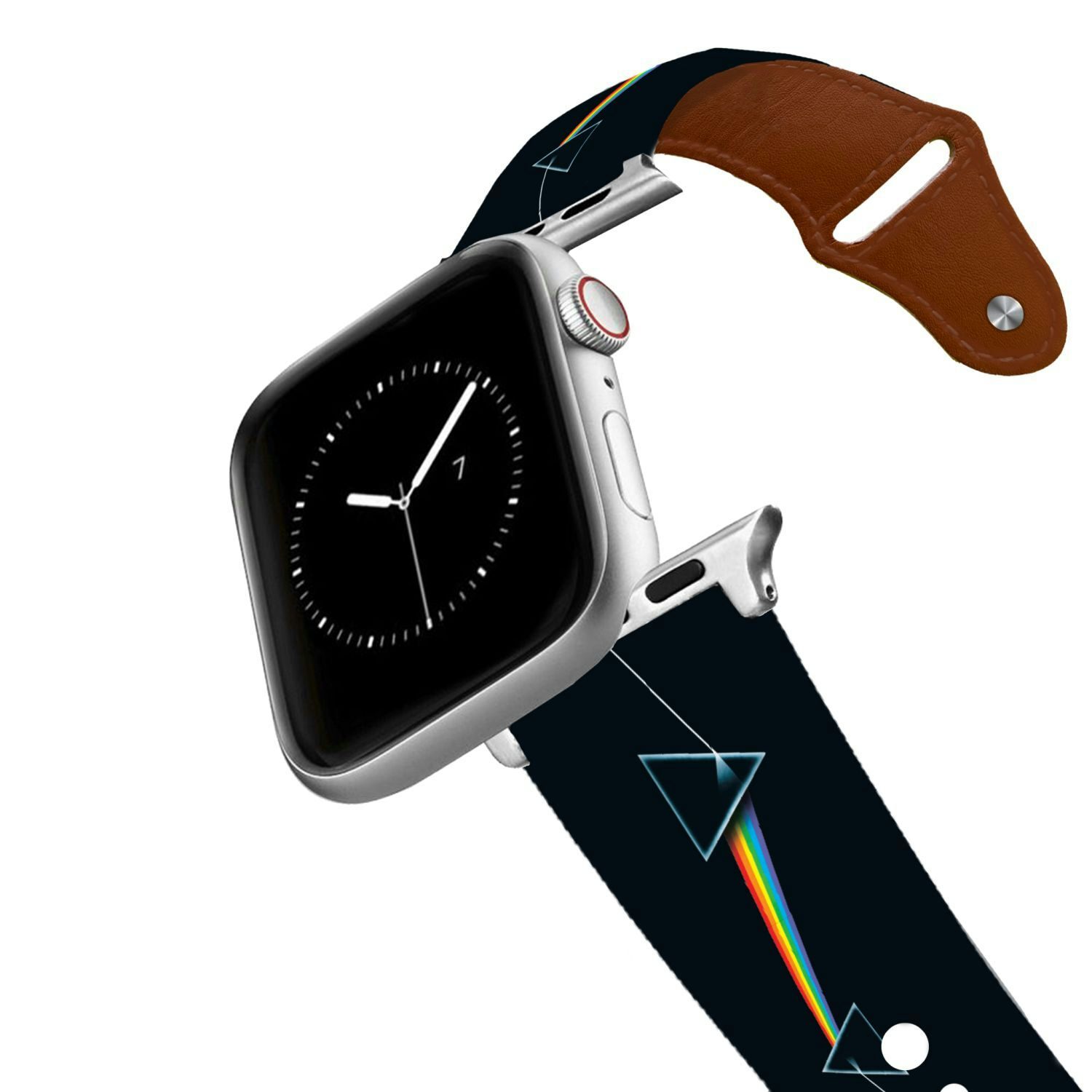 Pink Floyd Wizard of Floyd Leather Apple Watch Band