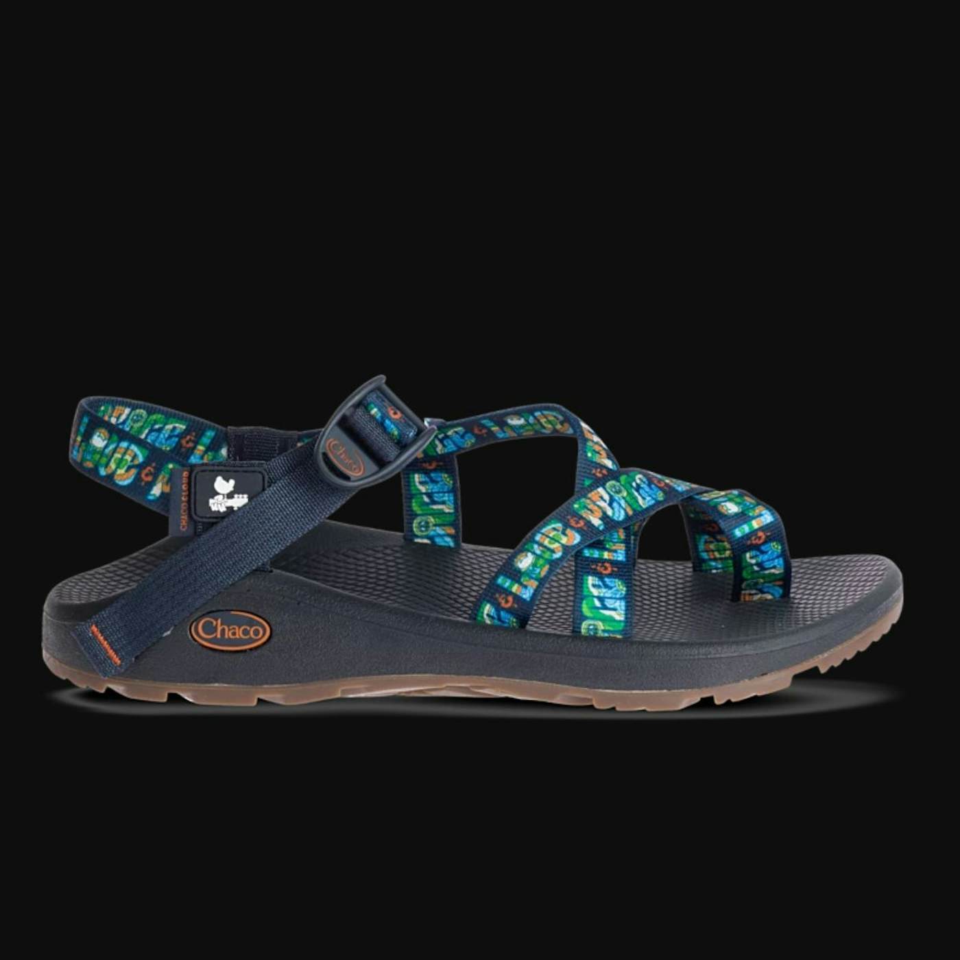 Chaco Woodstock Mens Z Cloud 2 Peace Navy Sandals