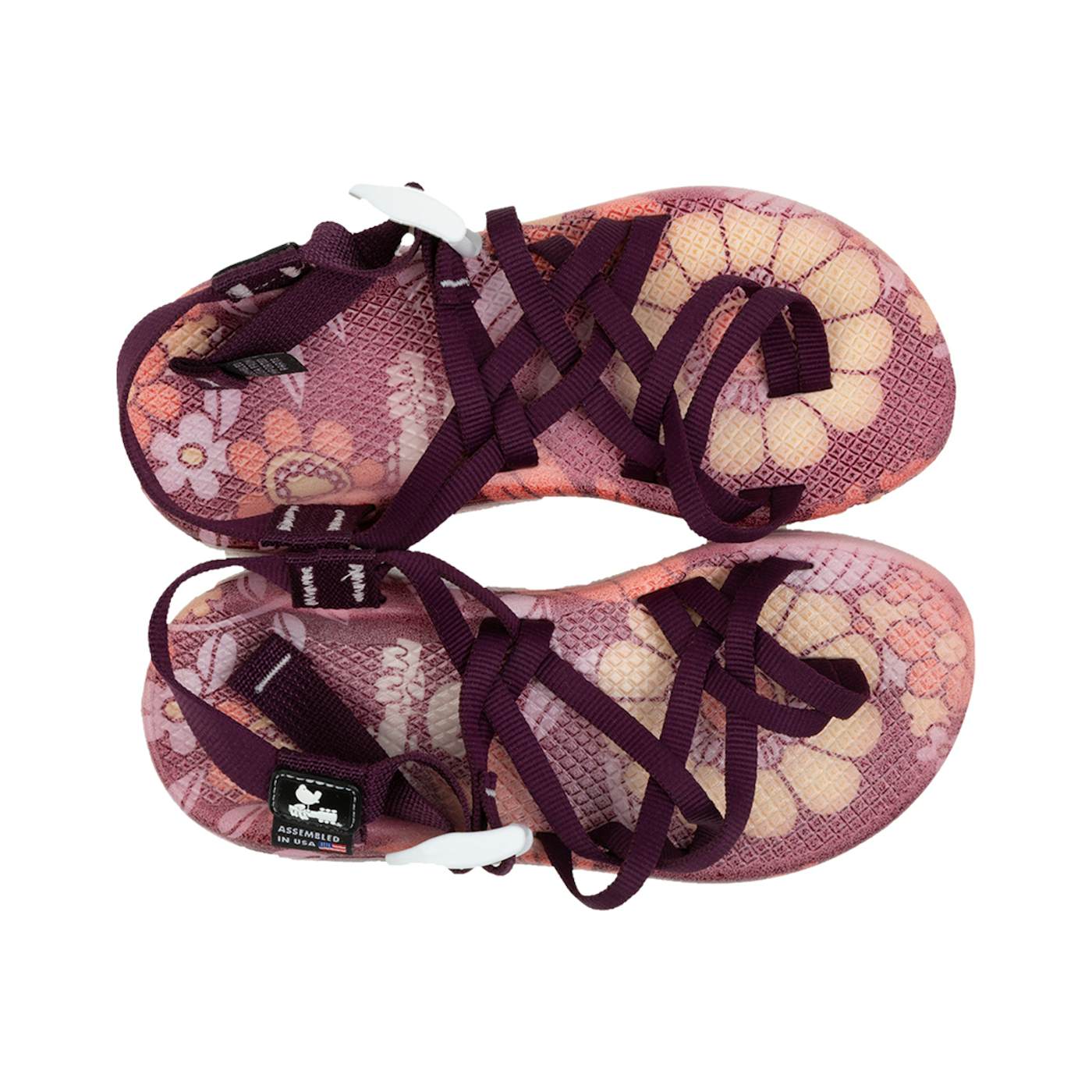 Chacos Woodstock Z Cloud X2 Blossom Wine Womens Sandals