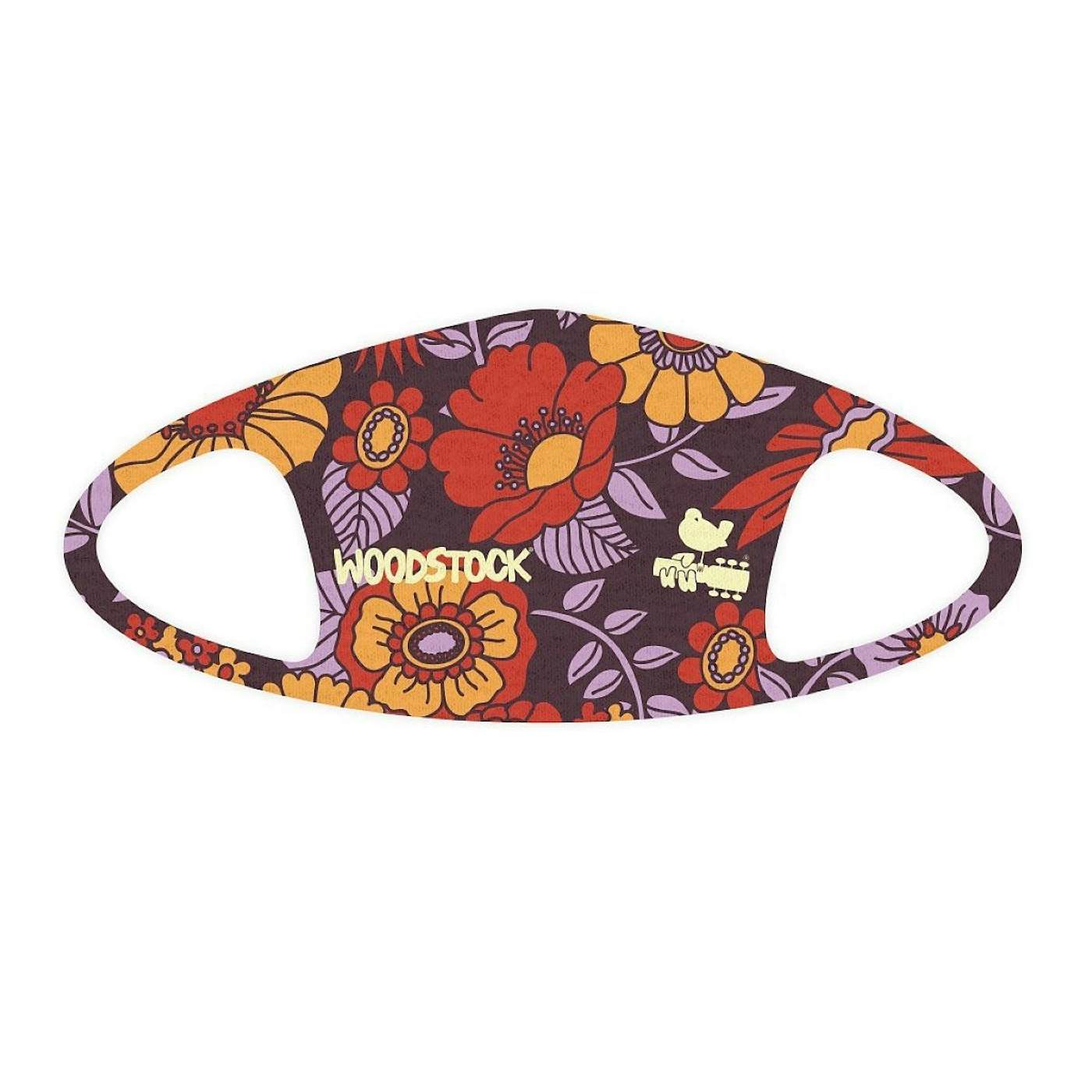 Woodstock Purple Floral Face Mask