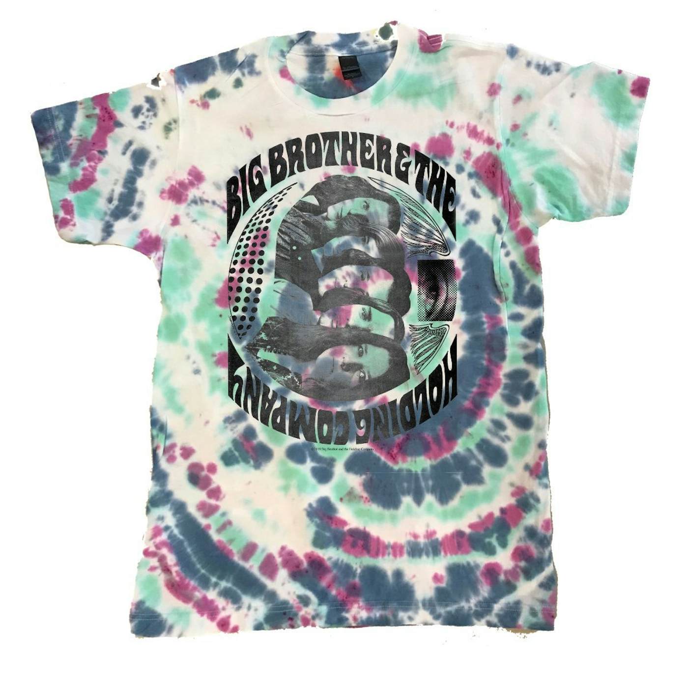 Big Brother & The Holding Company Tie-Dye Band T-Shirt