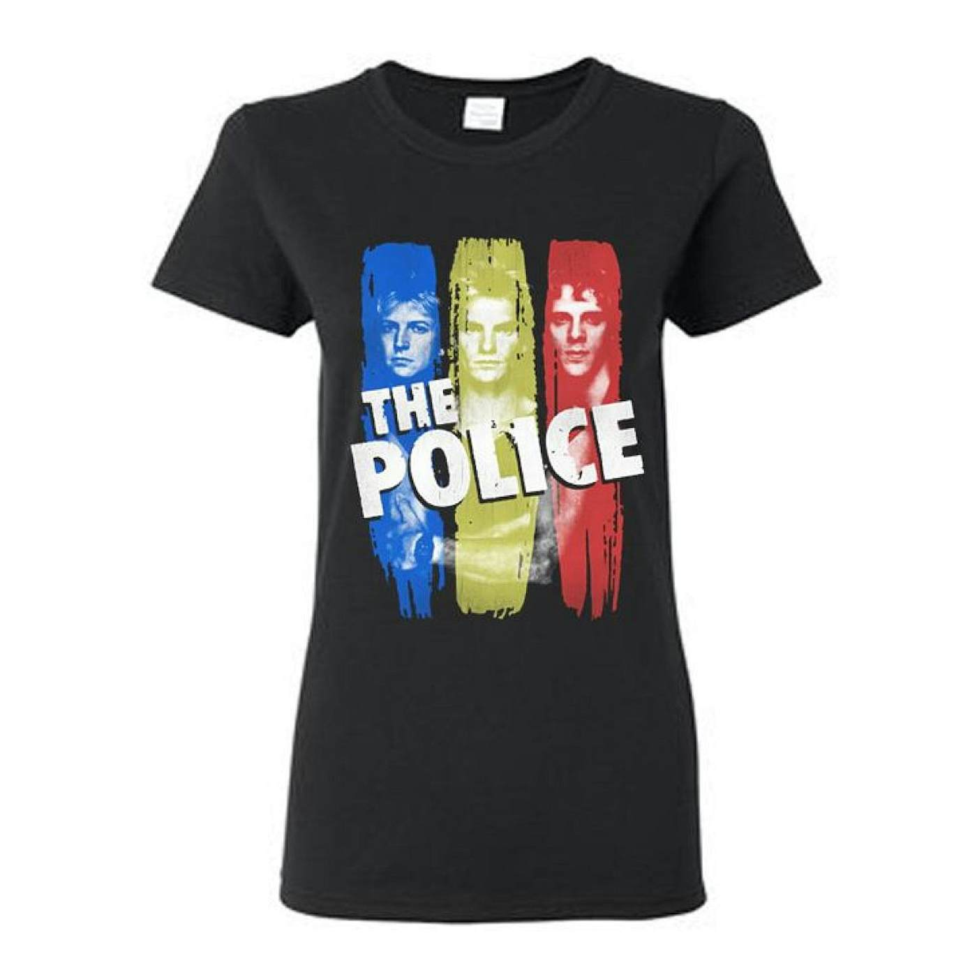 The Police Women's Vertical Stripes T-Shirt