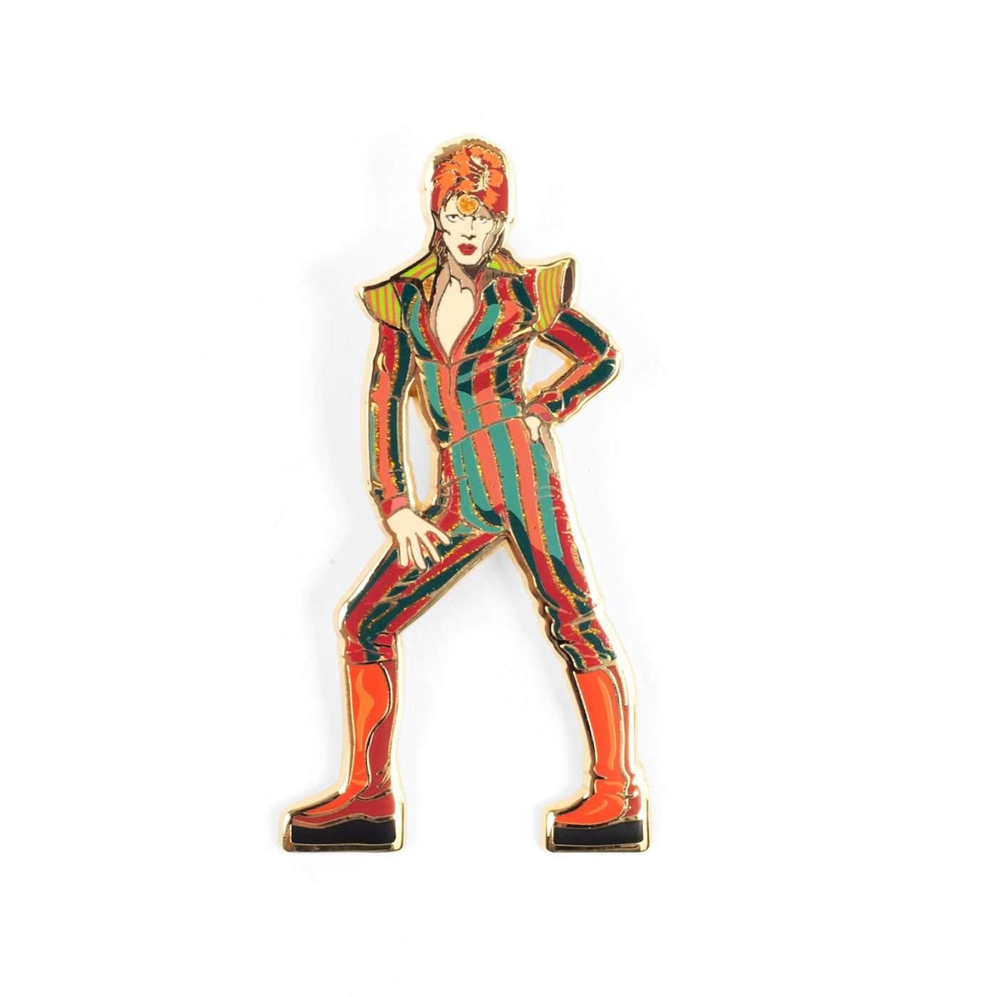 David Bowie Ziggy Stardust & the Spiders from Mars Enamel Pin