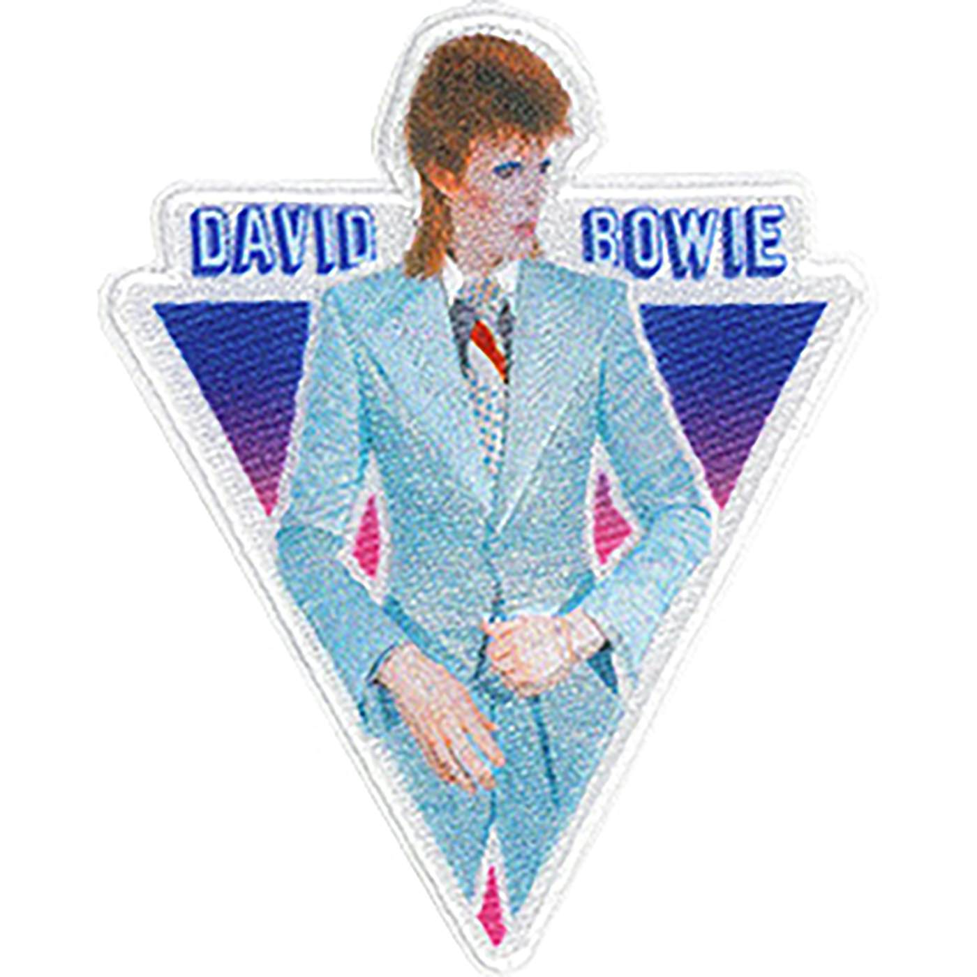 David Bowie Blue Suit 3.3"x4.1" Patch
