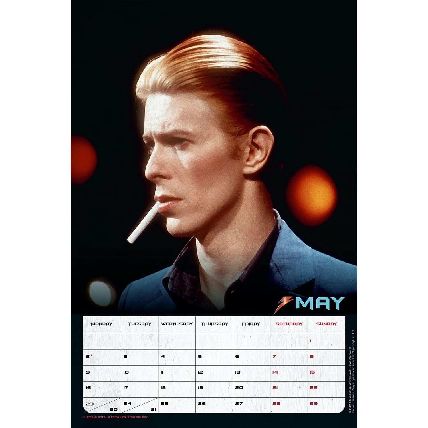 David Bowie Official 2022 Calendar