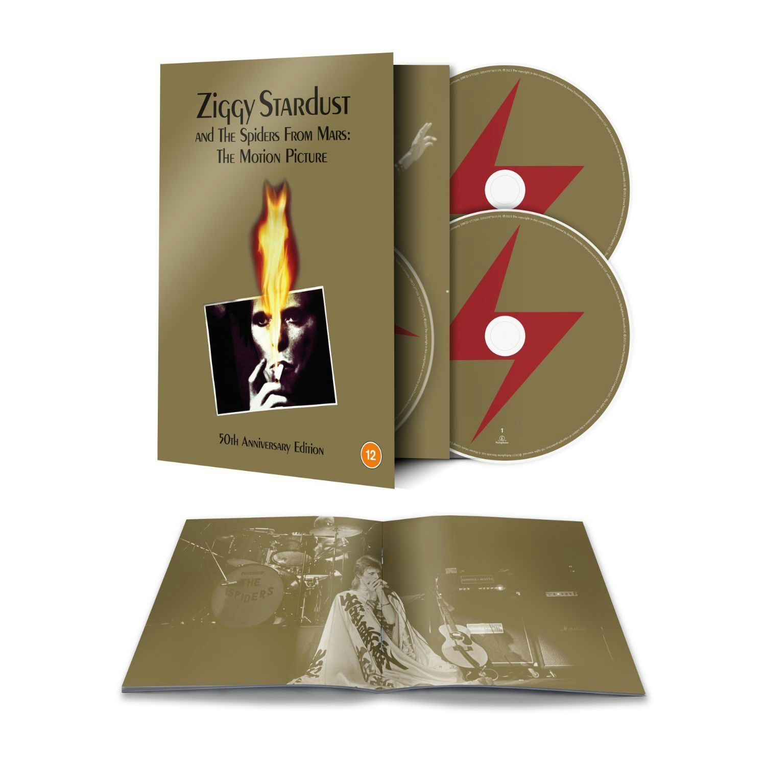 Ziggy Stardust and The Spiders From Mars:The Motion Picture Soundtrack 50th Anniversary  Edition Blu Ray/2CD