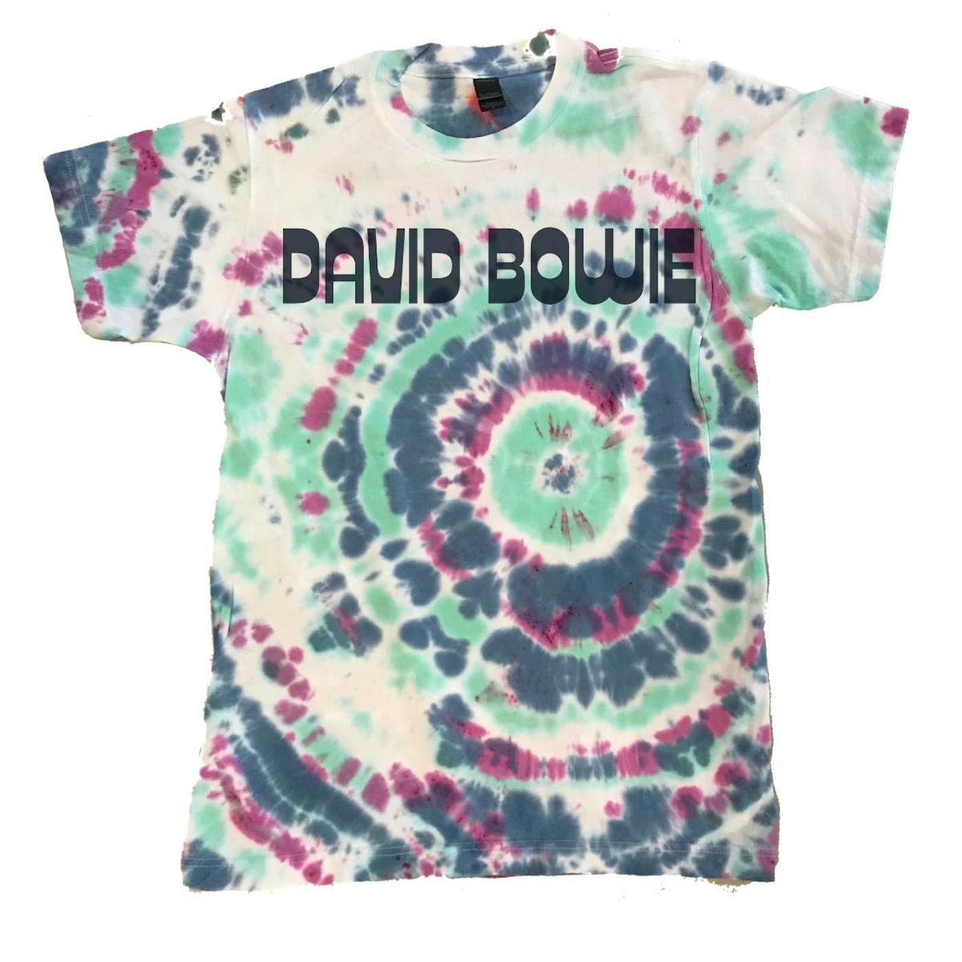 David Bowie Hunky Dory Tie-Dye Logo T-Shirt