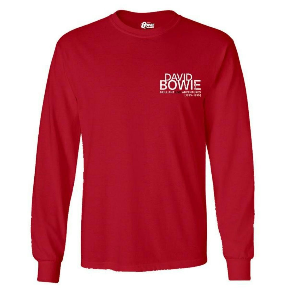 David Bowie Brilliant Live Adventures Long Sleeve T Shirt