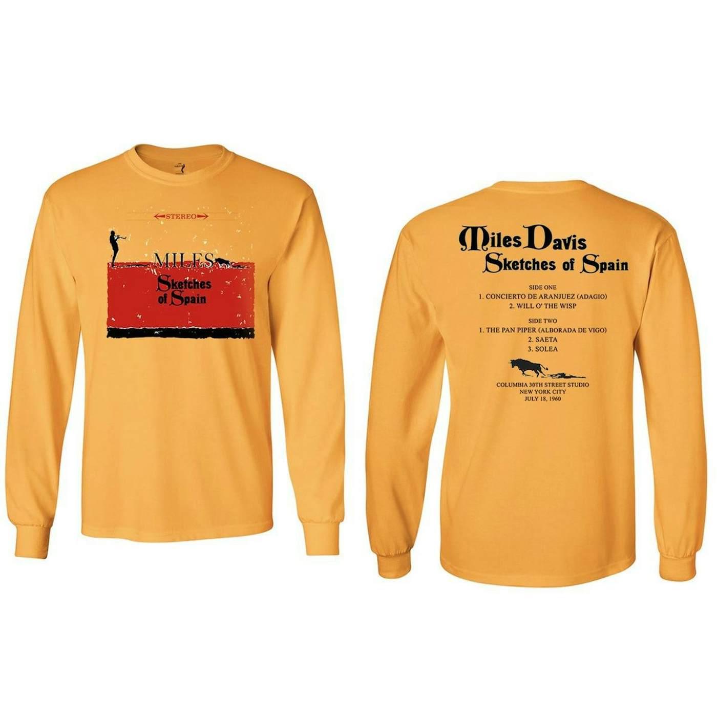Miles Davis Sweatshirt  Miles Quintet Concert Flyer Miles Davis Sweatshirt  (Merchbar Exclusive)