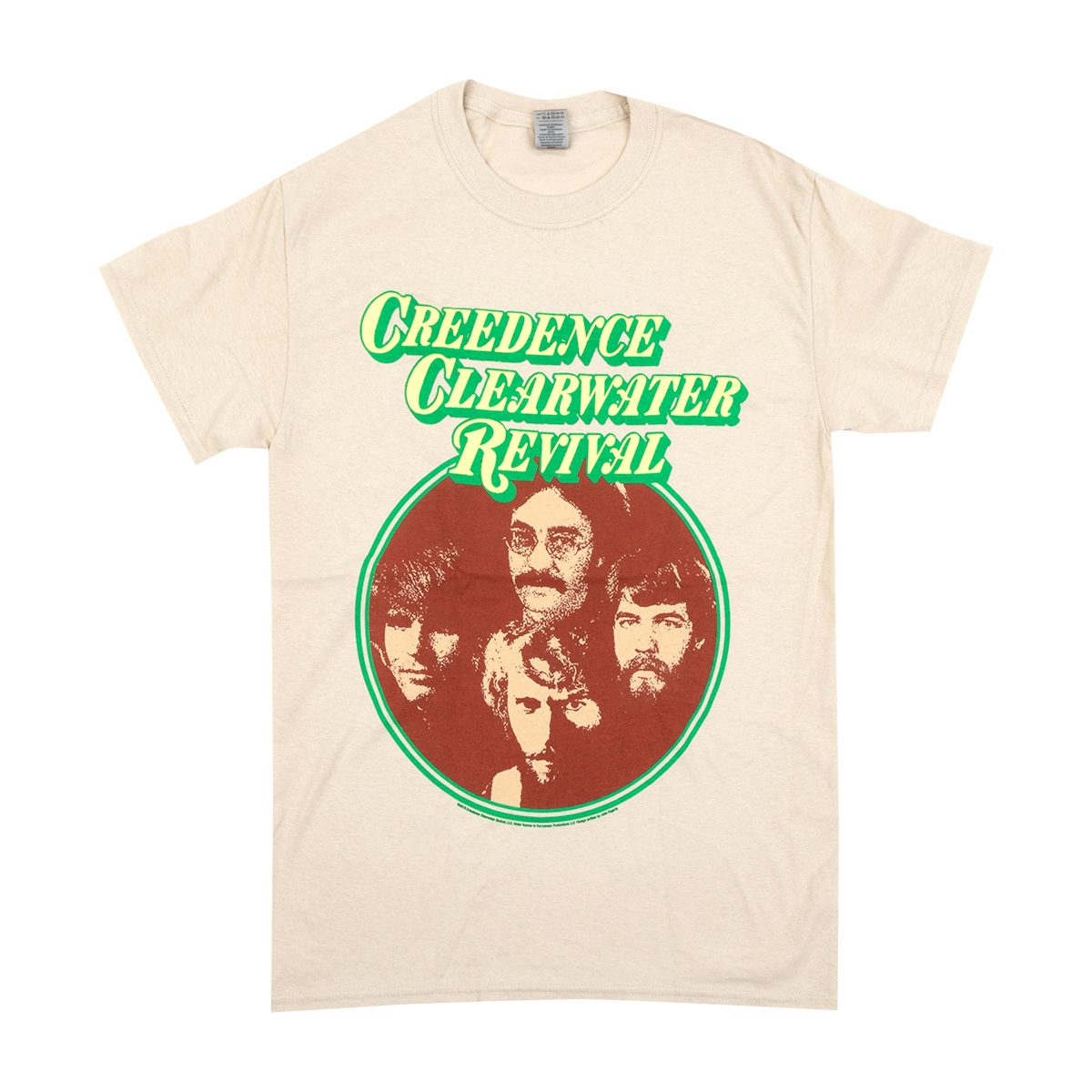Tričko Pánské Creedence Clearwater Revival - Vintage Logo - BLACK