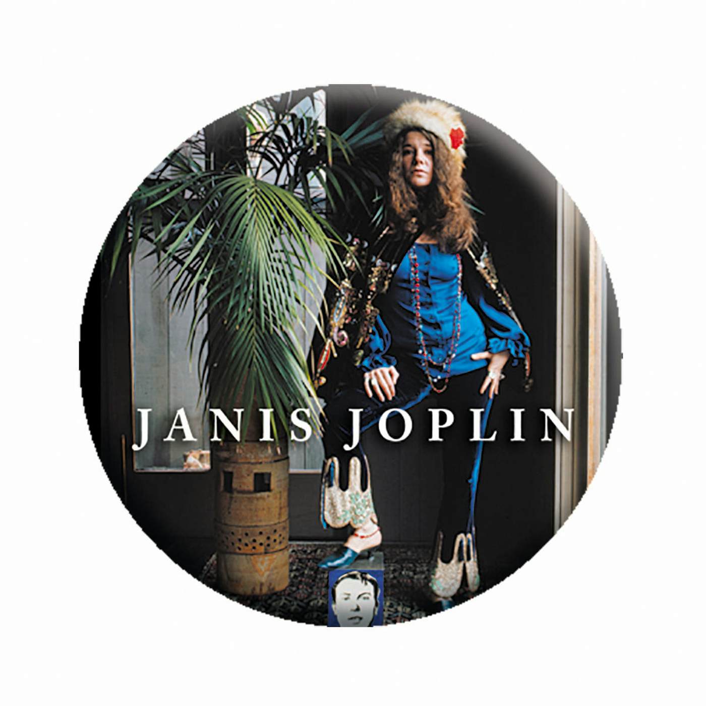 Janis Joplin Palm 1.25" Button