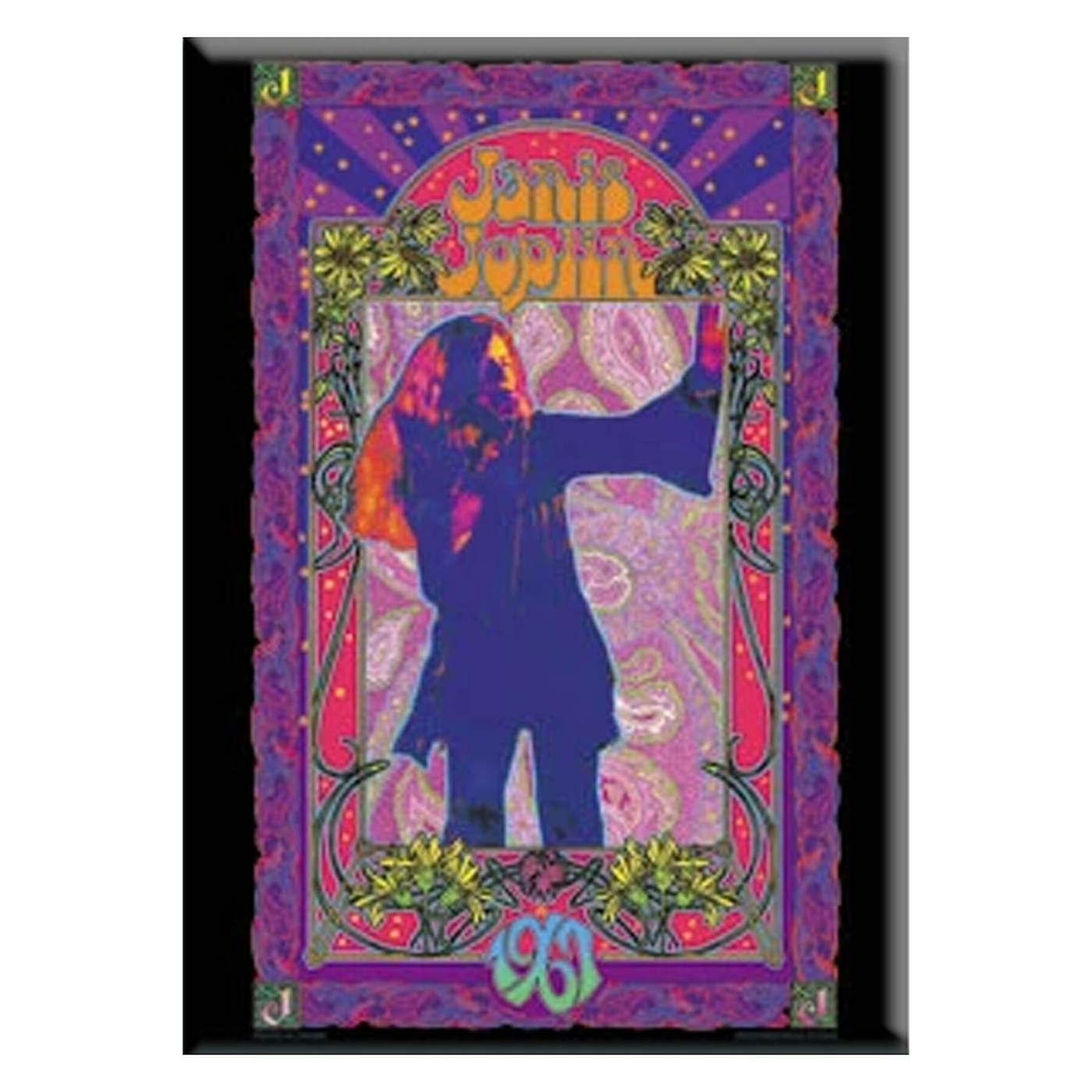 Janis Joplin Poster 2.5"x3.5" Magnet