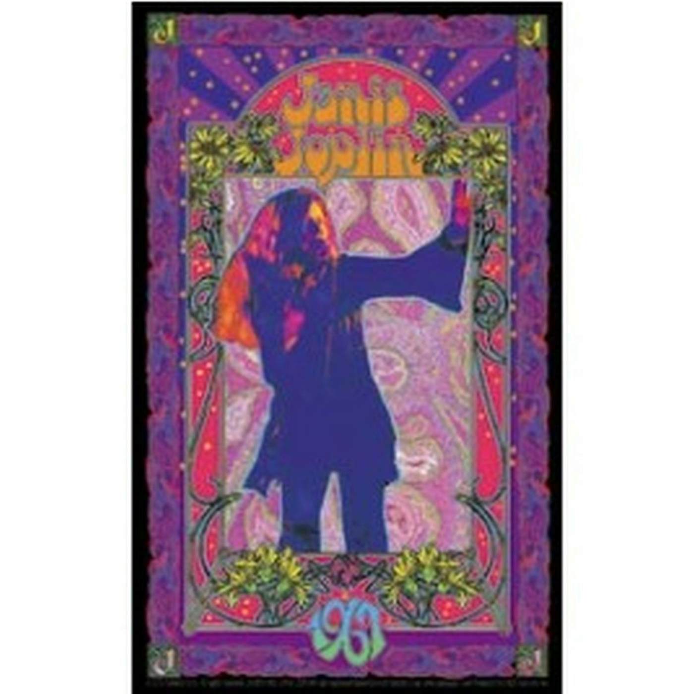 Janis Joplin Poster Sticker