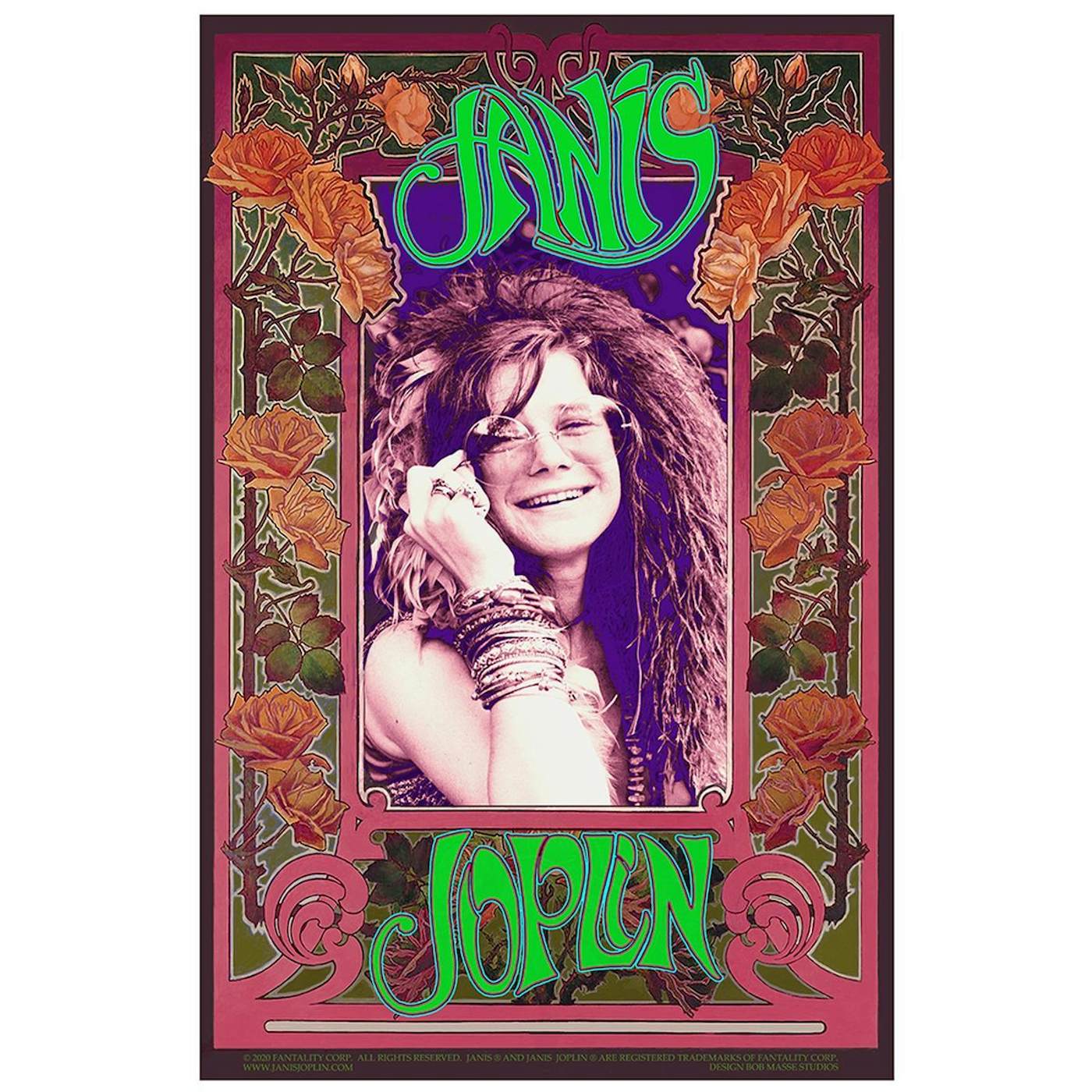 Janis Joplin 2020 Signed Bob Masse Poster