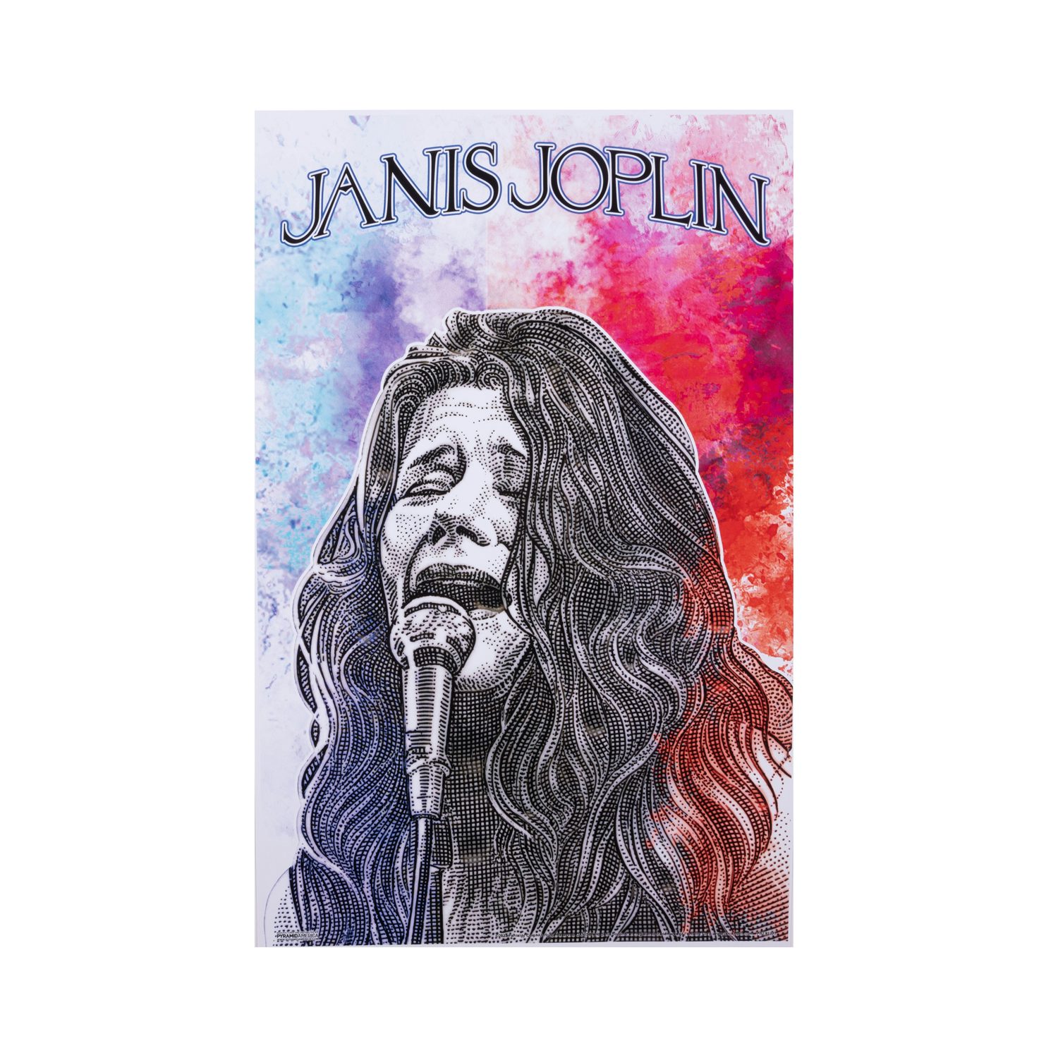 Janis Joplin Paint 11x17 Unframed Print