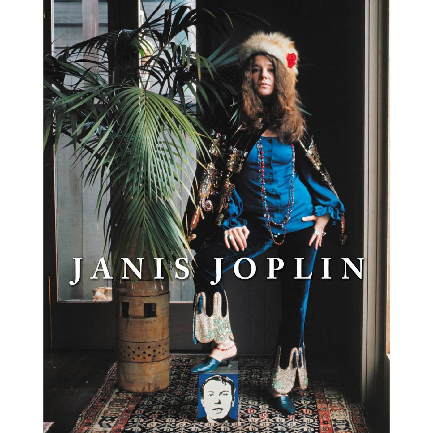 Janis Joplin Palm 4"x5" Sticker