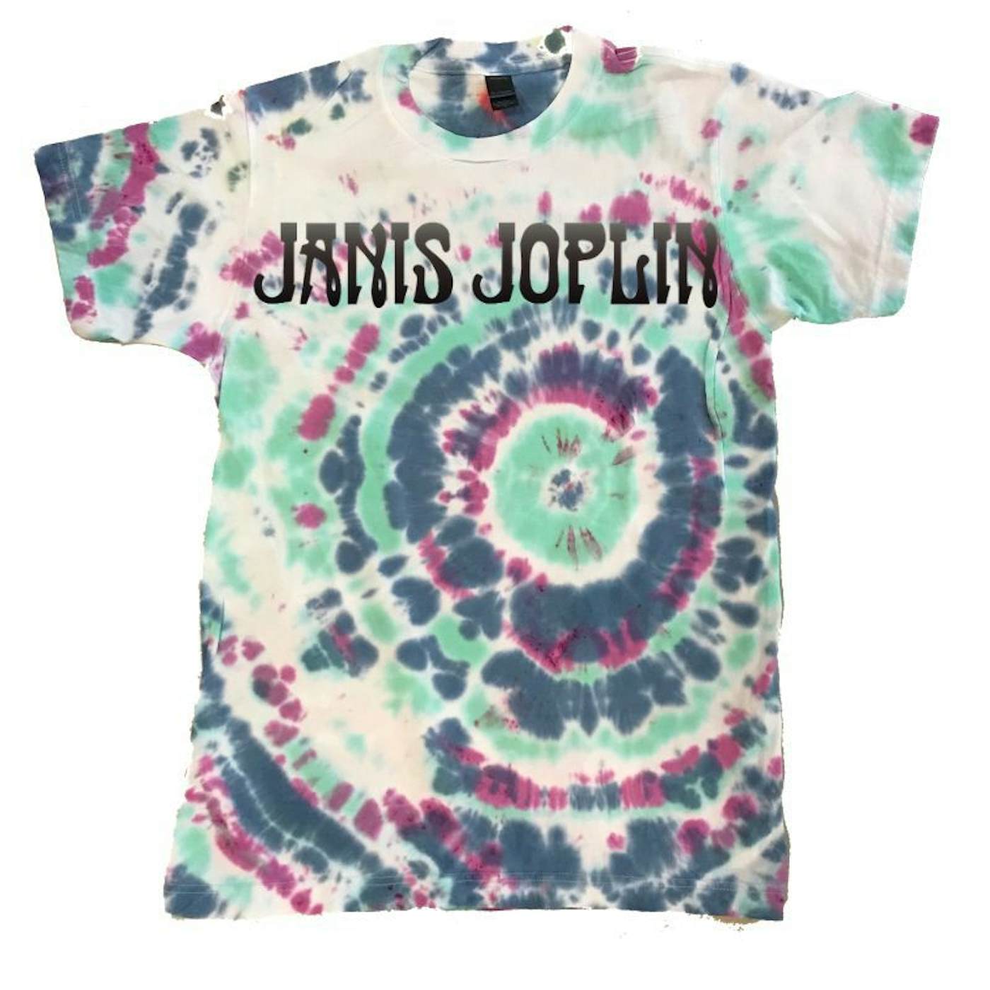 Janis Joplin Tie-Dye Logo T-Shirt