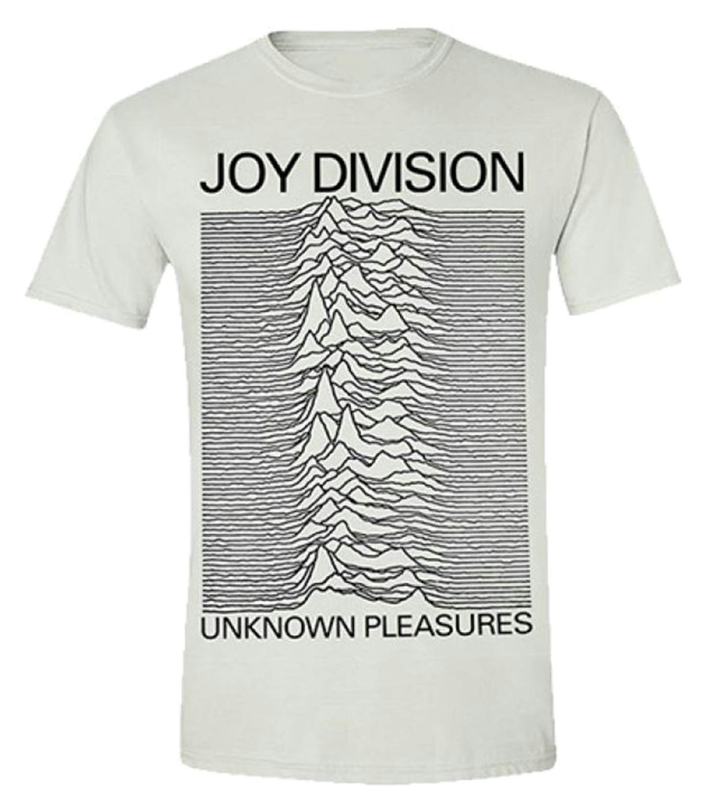 adgang Fordøjelsesorgan Virkelig Joy Division - T-Shirt - Unknown Pleasures White (Bolur)