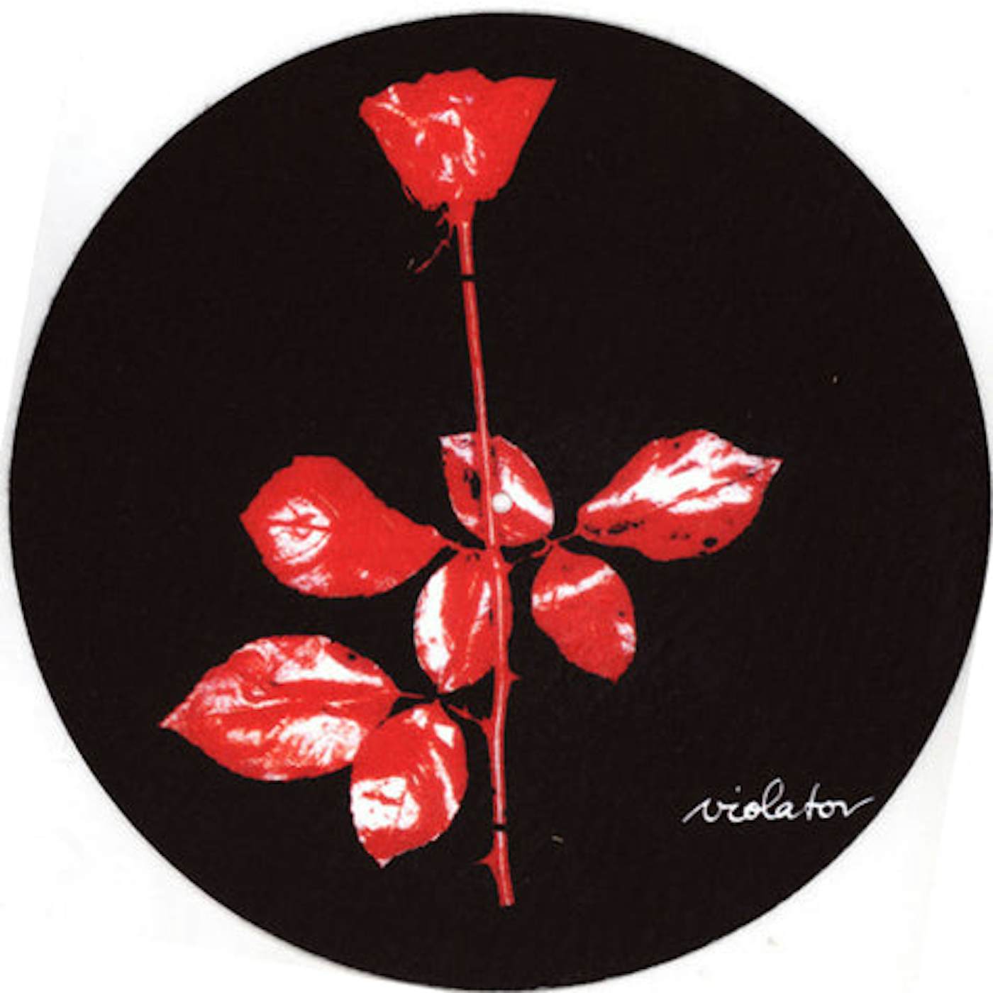 Depeche Mode Violator Rose Flowers Poster