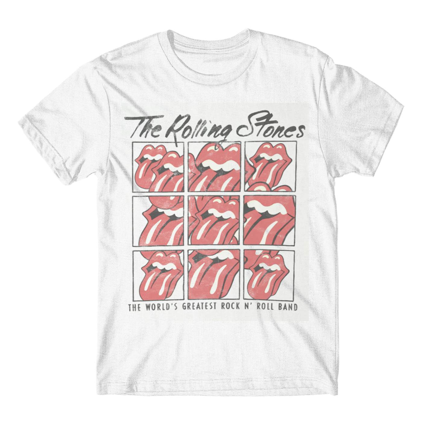 The Rolling Stones- T-Shirt - World's Greatest Rock 'N' Roll Band (Bolur)