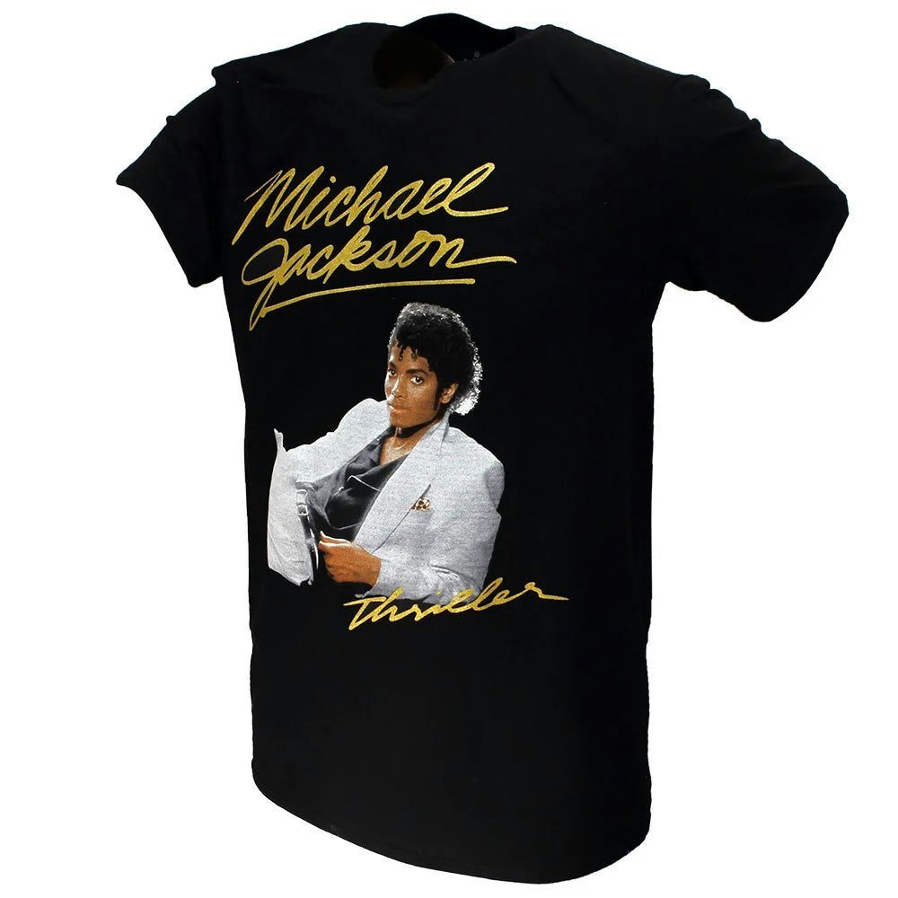 Michael Jackson Thriller White Suit ufficiale Uomo maglietta unisex
