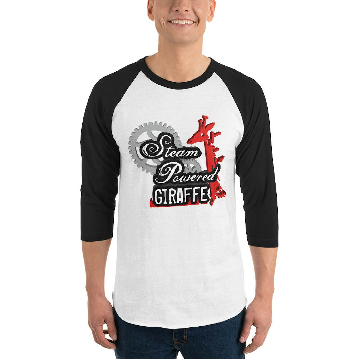 Steam Powered Giraffe Dark Grey SPG Logo Shirt S