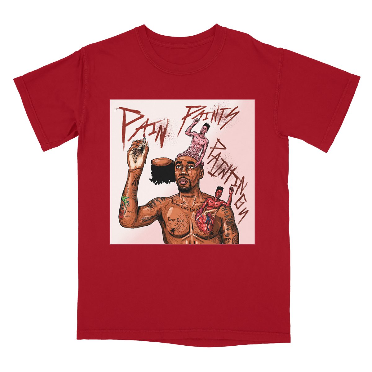 Dax Pain Paints Paintings Album Tee   K83HVIu8PaintingTee 