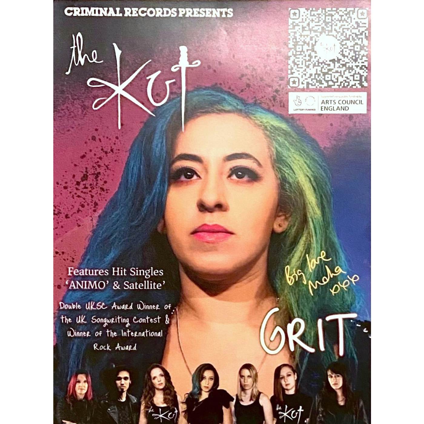 The Kut Sophomore Album Signed A3 Poster
