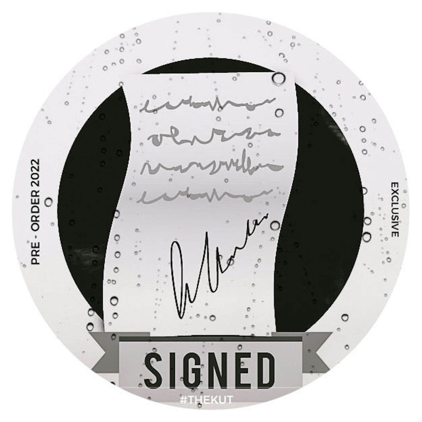 The Kut 'GRIT' Signed Hand Written Lyric Sheet