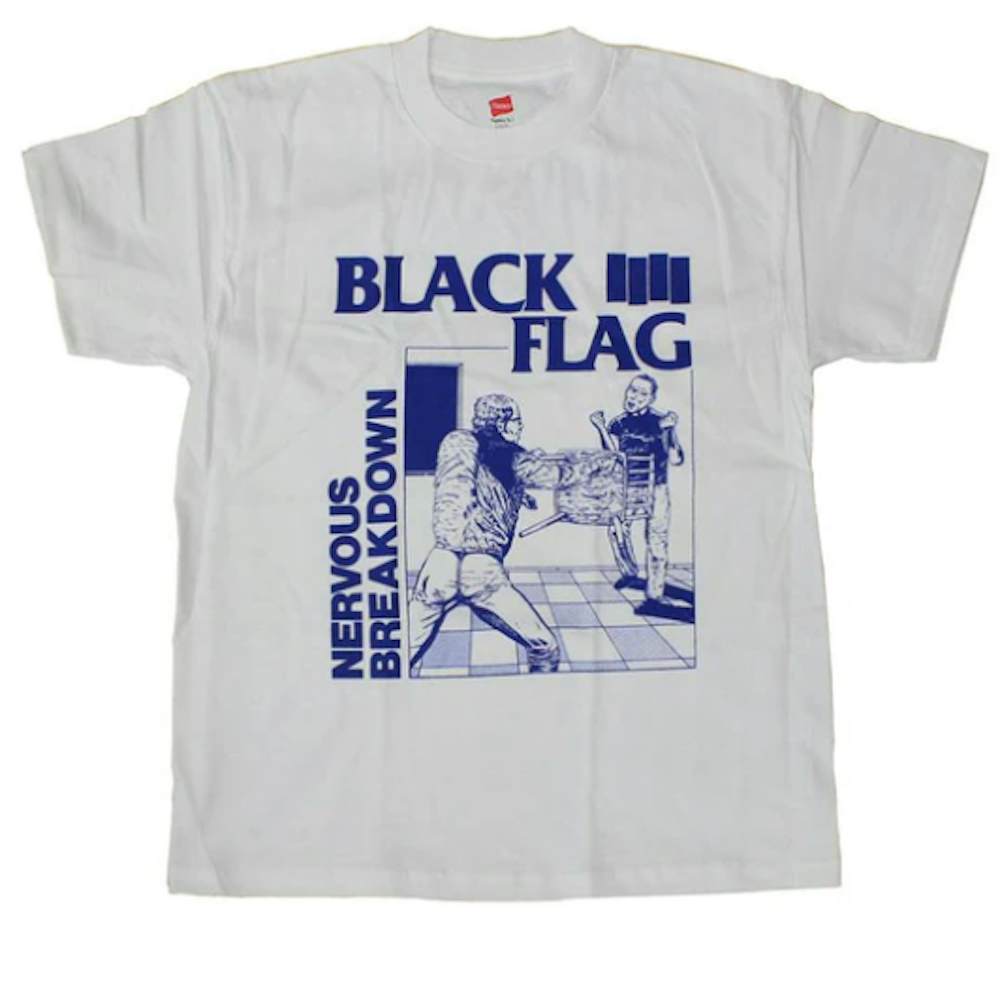 Black Flag - Nervous T-shirt - X-Large