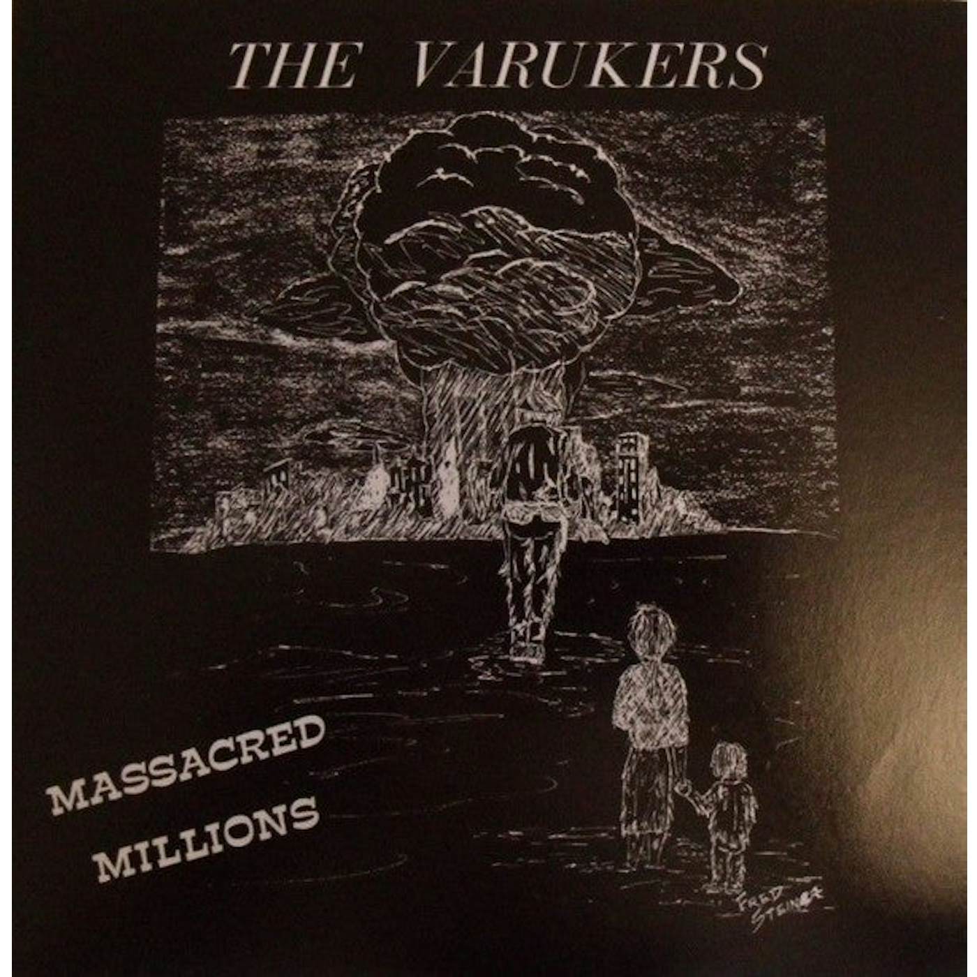 The Varukers ‎– Massacred Millions 7" record