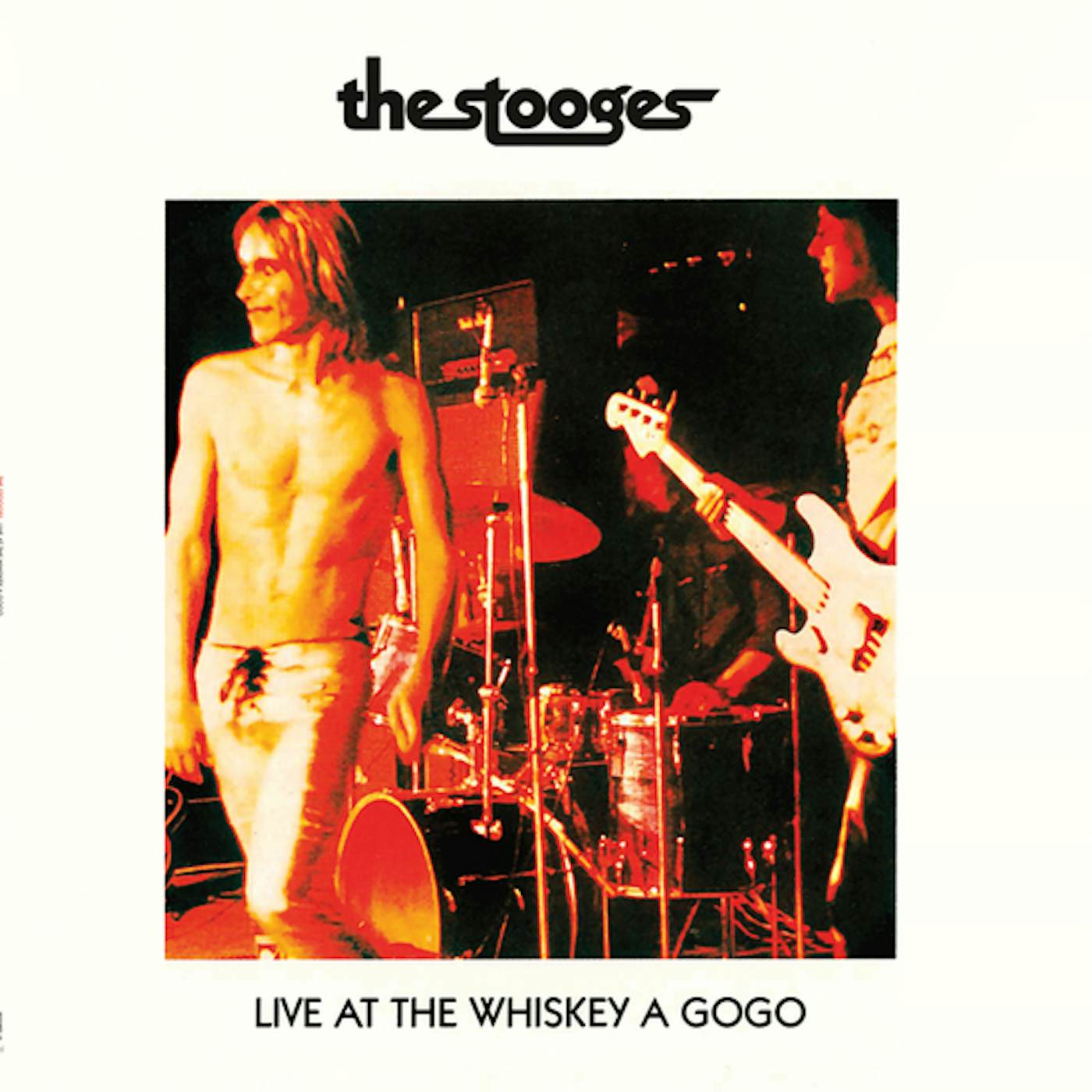 The Stooges LIVE AT WHISKEY A GOGO (WHITE VINYL) Vinyl Record