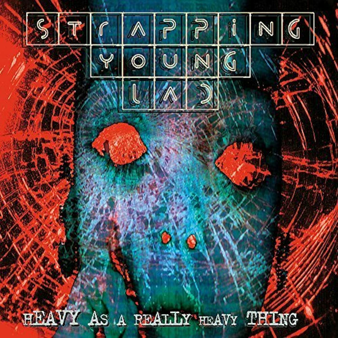 Strapping Young Lad HEAVY AS A REALLY HEAVY THING (TRANSPARENT BLUE VINYL) Vinyl Record