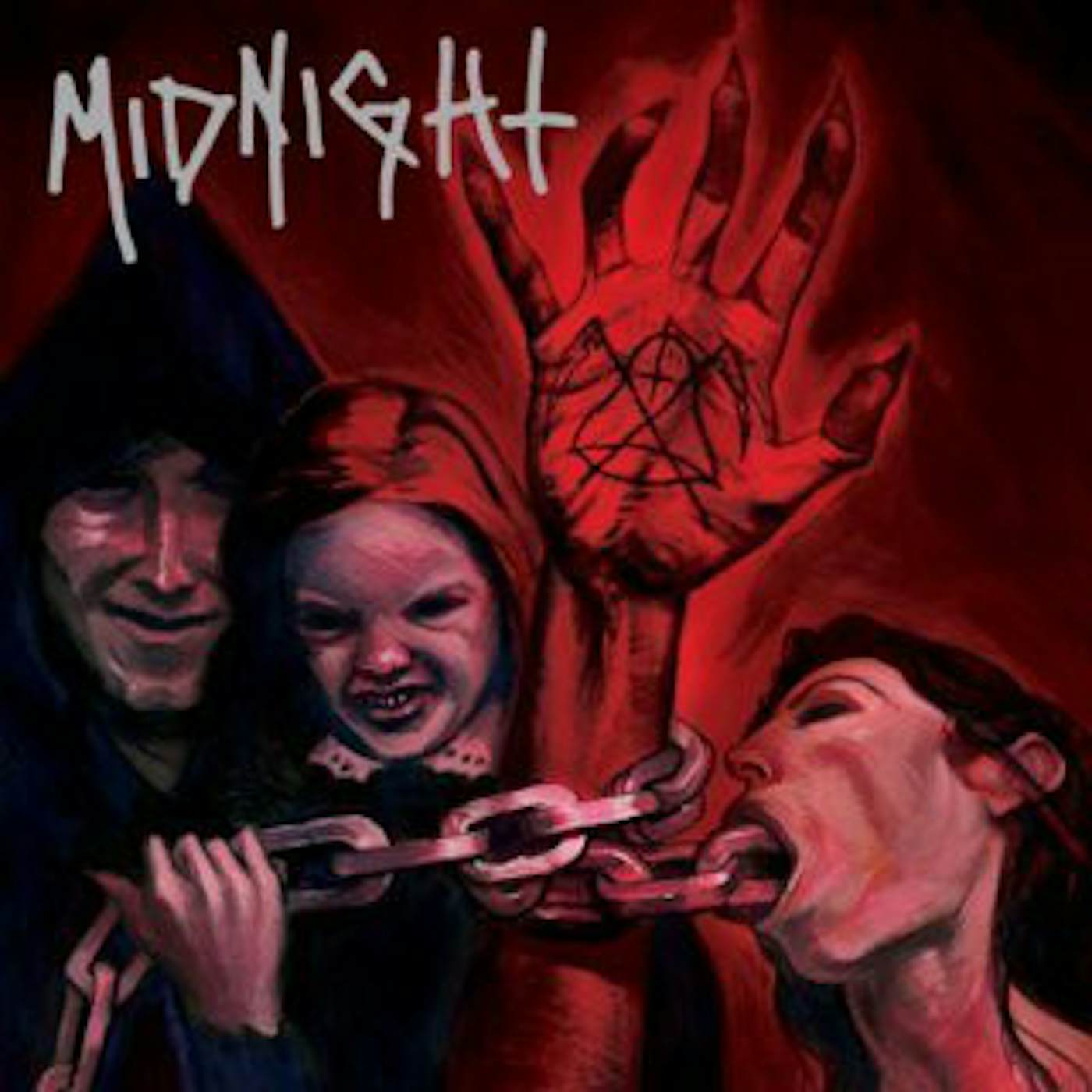 Midnight NO MERCY FOR MAYHEM (TRANSPARENT BLOOD RED W/ BLACK SPLATTER VINYL) Vinyl Record