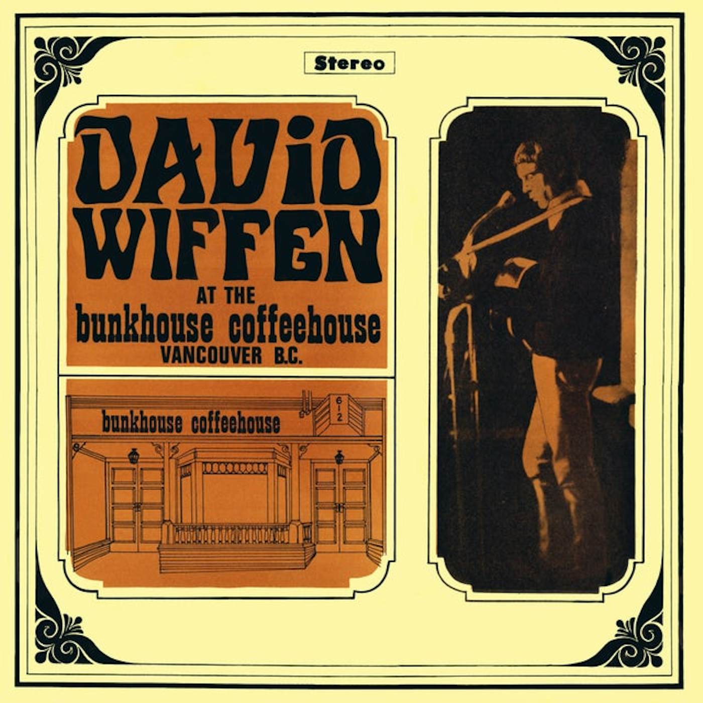 David Wiffen LIVE AT THE BUNKHOUSE Vinyl Record