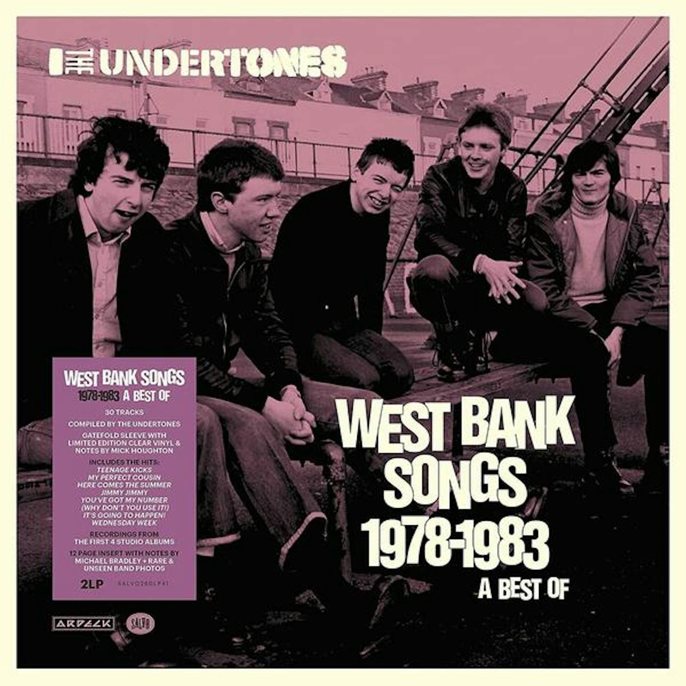 The Undertones WEST BANK SONGS 1978-1983: A BEST OF (CLEAR VINYL/2LP) Vinyl Record