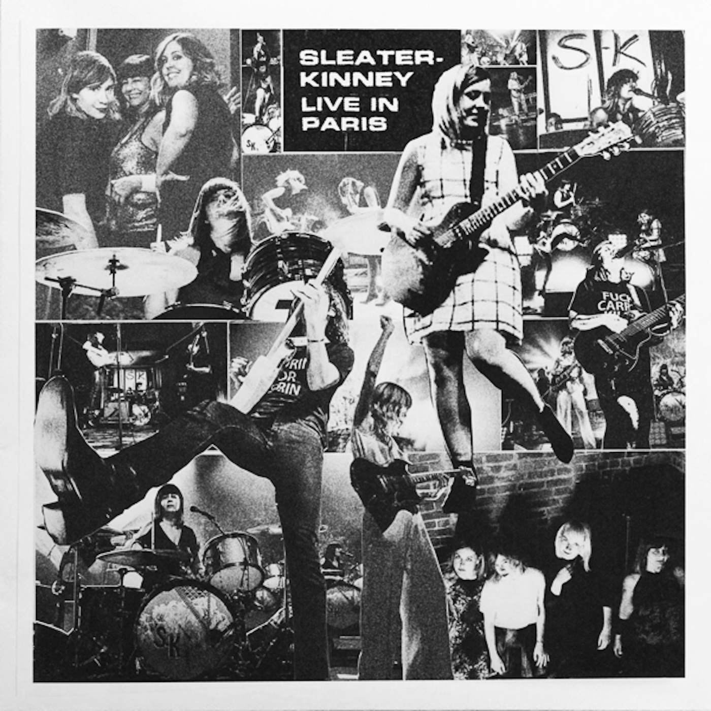 Sleater-Kinney LIVE IN PARIS (GREEN VINYL) Vinyl Record
