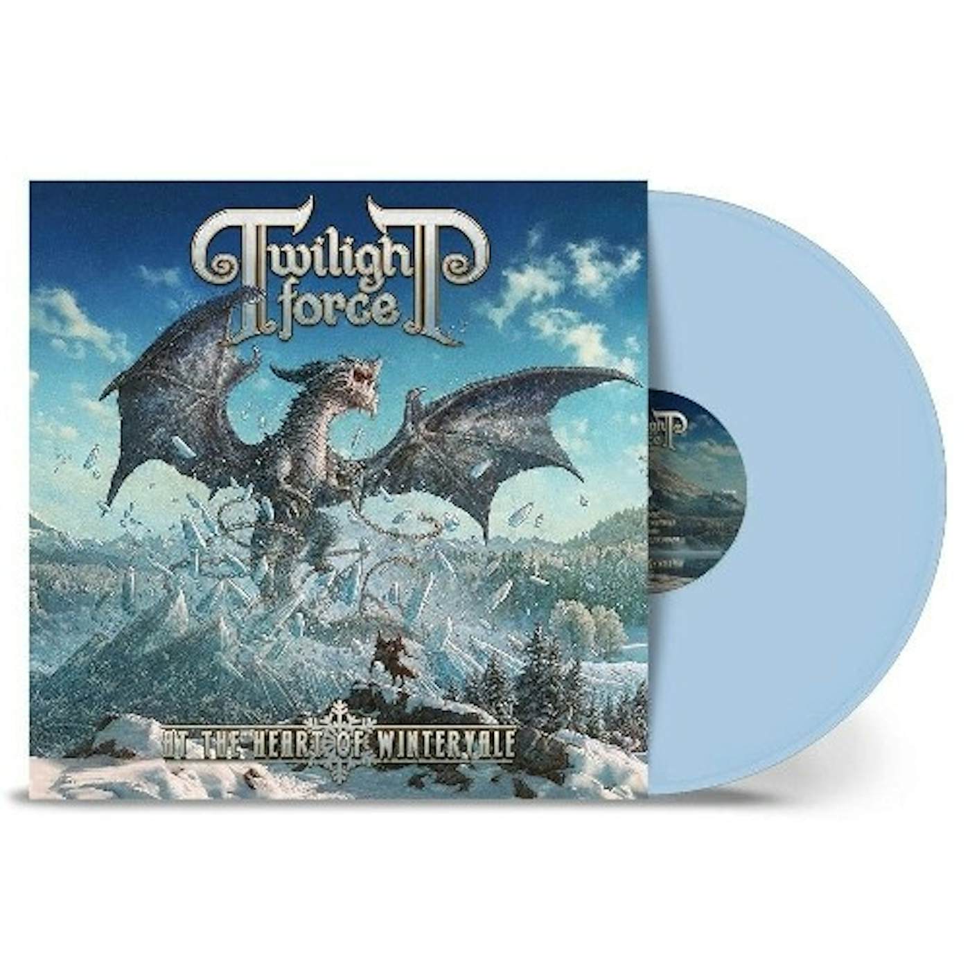 Twilight Force AT THE HEART OF WINTERVALE (ICE BLUE VINYL) Vinyl Record