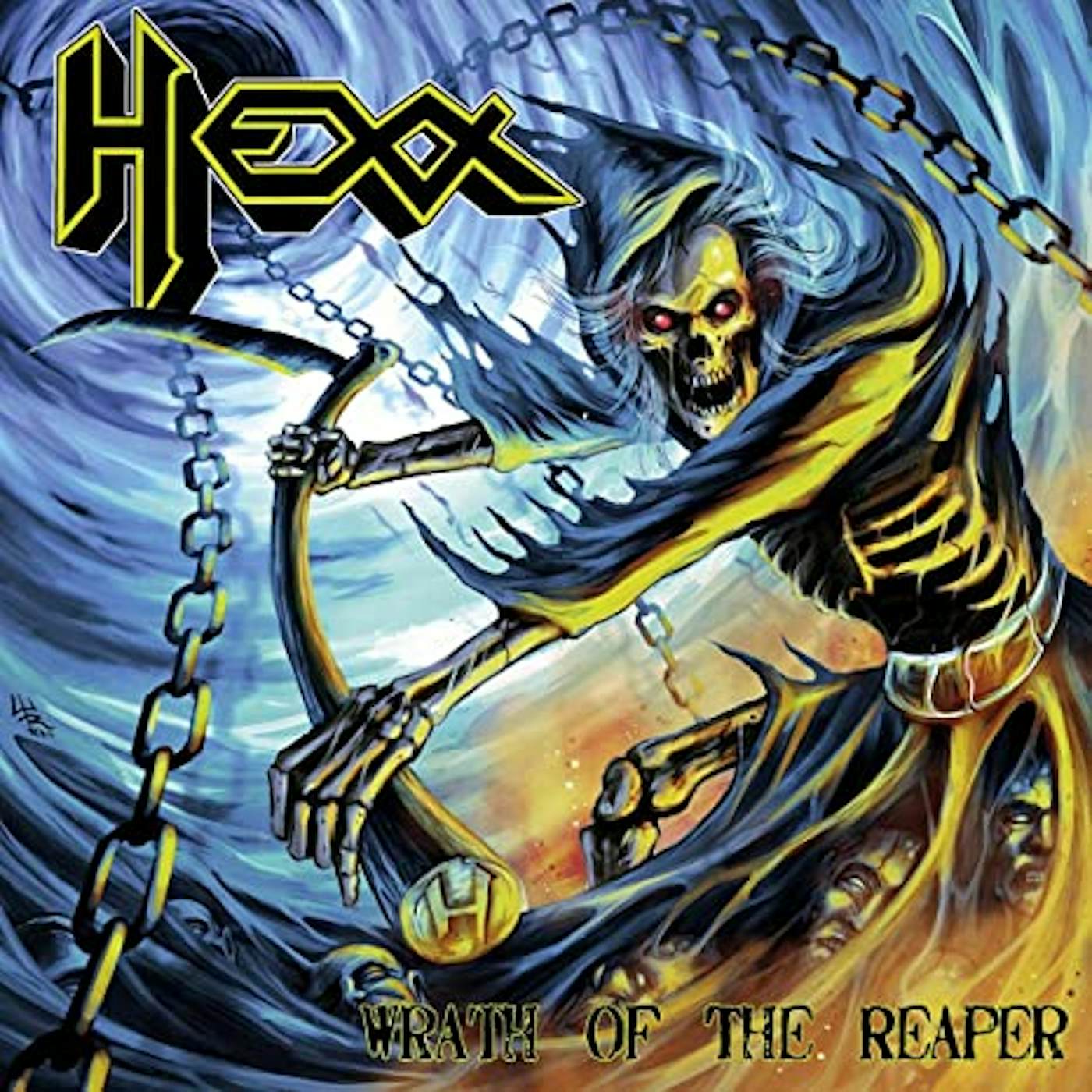 Hexx WRATH OF THE REAPER (TRANSPARENT ELECTRIC BLUE VINYL) Vinyl Record